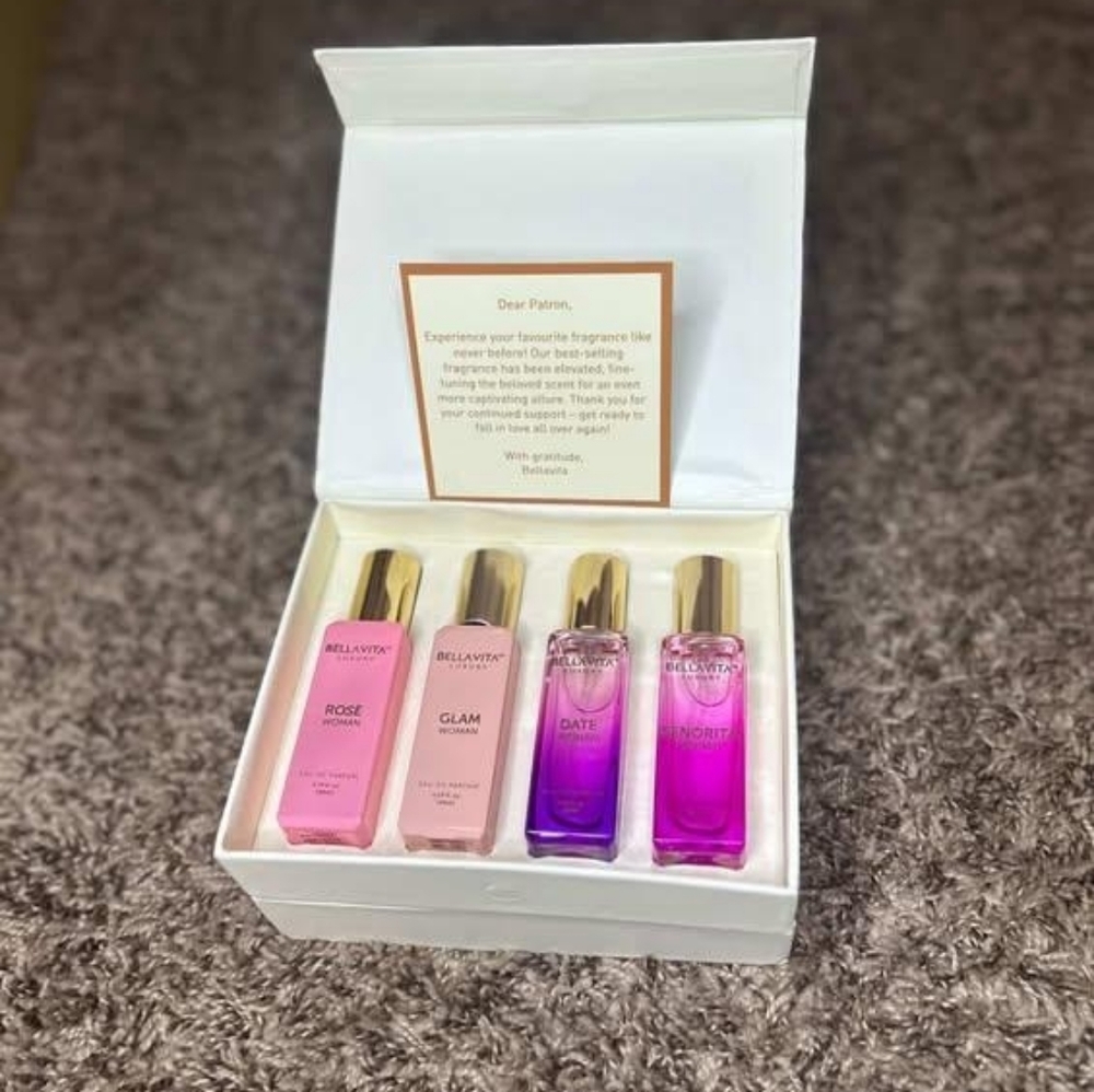 Luxury Perfume Gift Set by Bellavita Unisex Perfume - 8 Pc Gift Set - Picture 3 of 10